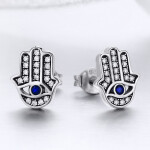 Elenys náušnice Hamsa Symbol ochrany