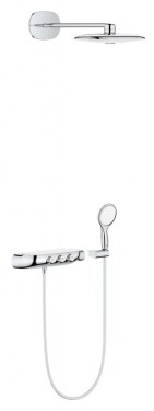 GROHE - Rainshower SmartControl Sprchový set Duo pod omítku s termostatem, 36 cm, měsíční bílá 26443LS0