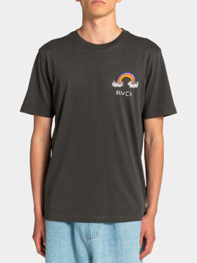 RVCA RAINBOW CONNECTION PIRATE BLACK pánské tričko krátkým rukávem