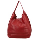 Trendy dámský koženkový set kabelek Lusiana, červený