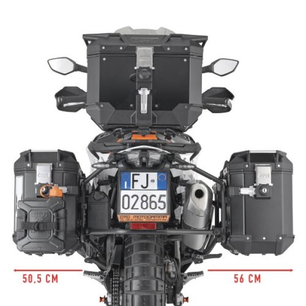 Plo7717Cam trubkový nosič PL One-Fit pro Ktm 890 Smt (23-25) pro boční kufry Obkn