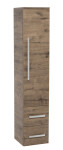 Koupelnová skříňka vysoká SAT Cube Way 32,5x162,5x33 cm dub wellington CUBE3CHV35DW CUBE3CHV35DW