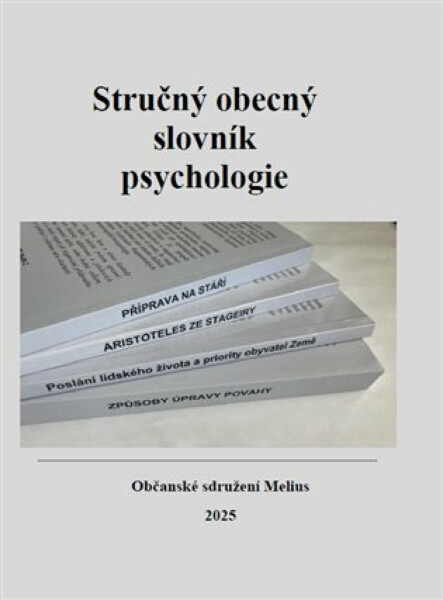 Stručný obecný slovník psychlogie - Jiří Mihola