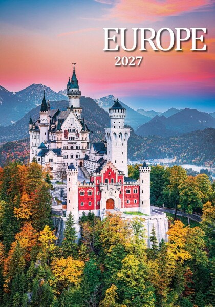 Kalendář 2027 nástěnný: EUROPE