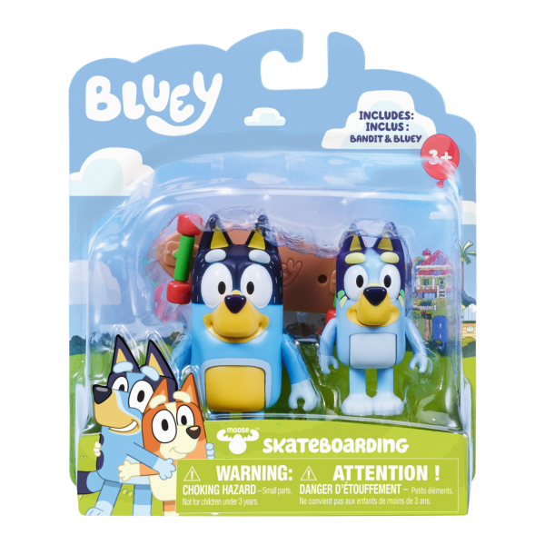 Figurka Bluey + skateboard 2ks - TM Toys