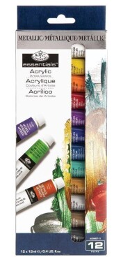 Royal & Langnickel Akrylové barvy metalické 12 x 12 ml