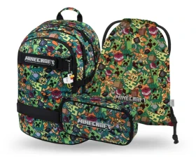 BAAGL SET 3 Skate Minecraft Chaos: batoh, penál, sáček (A-35988)
