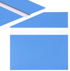 Gravírovací laminát 600 x 300 x 1,3 mm - Modrý, bílý