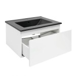 Koupelnová skříňka s umyvadlem SAT B-WAY 59x30x45 cm bílá lesk BWAY60WU4B BWAY60WU4B