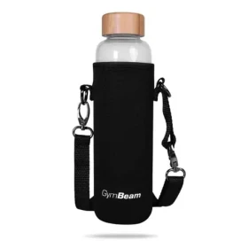 Skleněná láhev Bamboo 600 ml - GymBeam (bílá) (80254-1-single_variant)