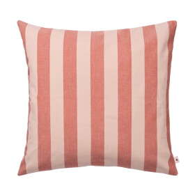 Ferm Living Povlak na polštář pro venkovní použití Strand Burnt Ochre 50 × 50 cm, růžová barva, oranžová barva, textil