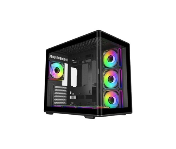 Cooler Master case Elite 600, ATX, Průhledná bočnice, 7x 120mm ARGB Fan, Černá EDF_1566536