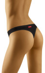 Tanga Simple Soft Black - Wol-Bar S