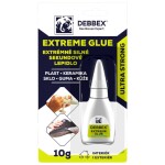 Extrémně silné sekundové lepidlo EXTREME GLUE, 10g, DEBBEX