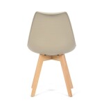 Židle jídelní, cappuccino plast, CT-X7055 CAP