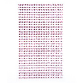 DpCraft Nalepovací kamínky 3 mm 806 ks růžové