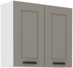 Horní skříňka Luna 80 G-72 2F Barva korpusu: Dub artisan, Barva dvířek: Dust Grey