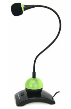 Esperanza EH130G CHAT zelená / tolní mikrofon s ohebným ramenem a vypínačem / 2m (EH130G)