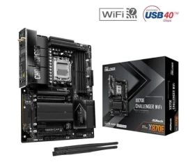 ASRock X870E Challenger WiFi / Základní deska / AMD X870E / DDR5 / SATA III RAID / USB4 / 5G LAN / Wi-Fi 7 / sc.AM5 (X870E CHALLENGER WIFI)