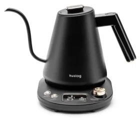 Huslog Rychlovarná konvice černá / Rychlovarná konvice / 1100 W / 1 l / nerez / teplota 40-100 °C (OWN000058)