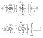 Lehmann Nábytkový zámek zásuvkový :: levý (385771)