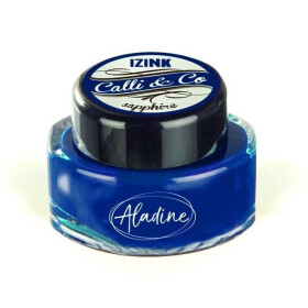 Kaligrafický inkoust Aladine IZINK CALLI CO - safírově modrý, 15 ml