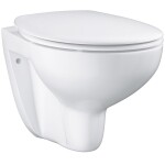 GROHE - Bau Ceramic Závěsné WC se sedátkem SoftClose, rimless, alpská bílá 39351000