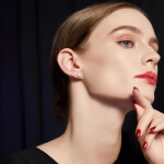 Náušnice s bílou perlou Cinzia Gold - 6 mm, chirurgická ocel, Zlatá Bílá