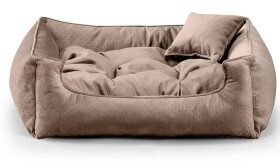 Snug elegantní pelech pro psa Barva: Hnědá, Rozměr (cm): 90 x 75