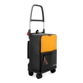 Rolser Two GC T-Shop oranžová / Nákupní taška - batoh na kolečkách / Skládací / Kolečka do schodů