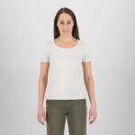 KARPOS Loma Cotton W T-Shirt, Vaporous Gray/ Writing Print velikost: S