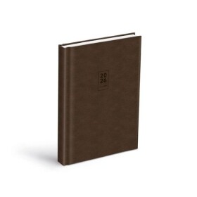 Diář 2026 D801 PU dark brown