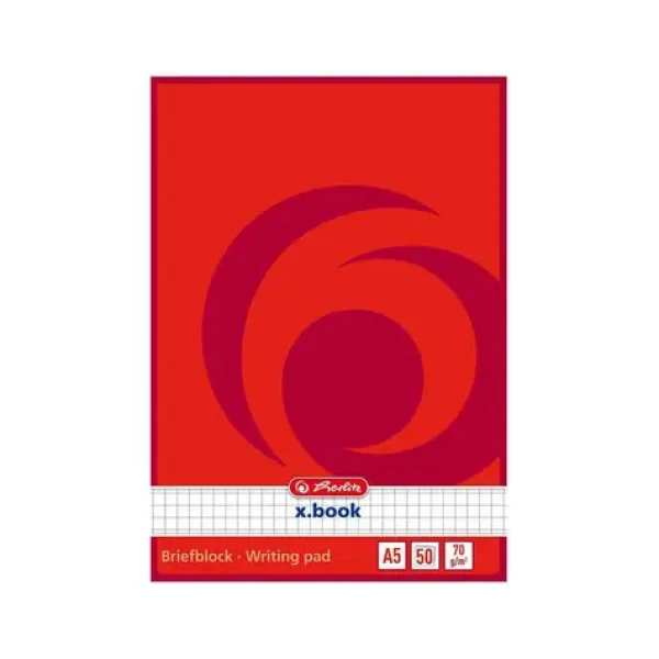Herlitz Školní sešit / Formát: A5 / Počet stránek: 50 / Čtverečkovaný (5x5 mm) (717538)