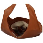 Velká dámská kožená kabelka Hayley, hnědá