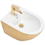 REA - Bidet Carlo Mini zlatá/bílá REA-C2288