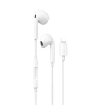 Dudao X14 PROL-W1 drátová sluchátka do uší bílá / s mikrofonem / Lightning / kabel 1.2 m (92327)