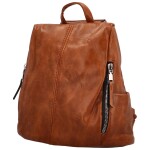 Stylový dámský kabelko-batůžek Hermann, hnědá