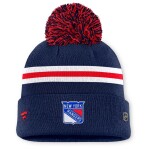 Fanatics Dámská zimní čepice New York Rangers NHL Authentic Pro W/Cap Cuffed Pom Beanie
