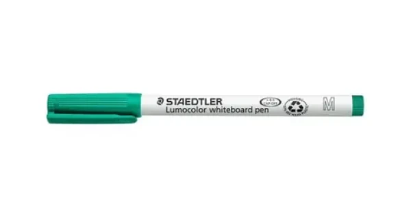 Staedtler Lumocolor / Popisovač na bílou tabuli / zelený / stopa 1 mm (301-5)