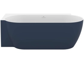 RAVAK - Freedom Corner II Tec Vana 175x86 cm, levá, Deepsea Blue/bílá CC91400000