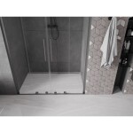MEXEN/S - Velar L Duo posuvné sprchové dveře 150, transparent, grafit kartáčovaná 871-150-003-02-66