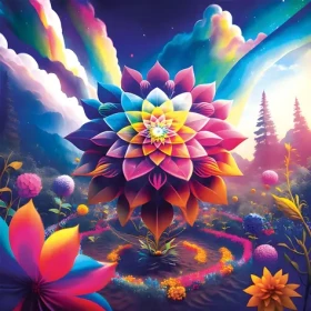 MAGNOLIA Puzzle Květ života