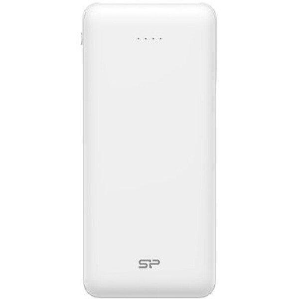 Silicon Power Share C200 20000 mAh bílá / Power Bank / 5V / 1A|2.1A / 2x USB (SP20KMAPBK200CPW)