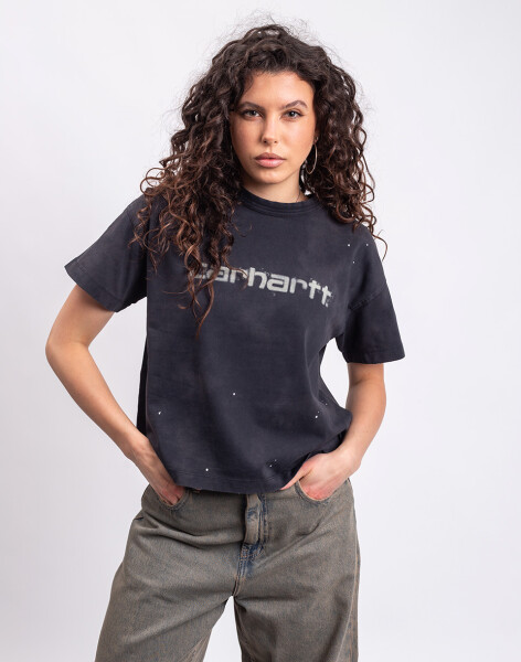 Tričko Carhartt WIP W' S/S Painter T-Shirt Black destroy wash