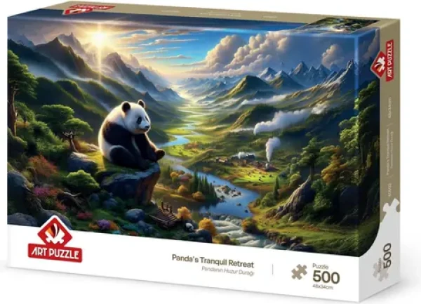 ART PUZZLE 40502 Puzzle Útočiště pro pandy