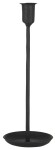 Ib Laursen Svícen pro vyskou svíčku Black 28,5 cm, černá barva, kov