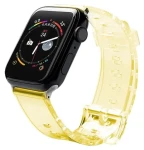 Hurtel Silicone Strap 42/44 mm žlutá / Řemínek pro Apple Watch / Silikonový