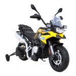 Mamido Dětská elektrická motorka BMW F850 GS žlutá