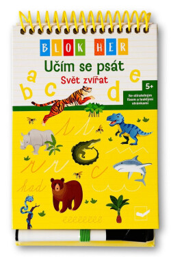 Blok her Učím se psát Svět zvířat