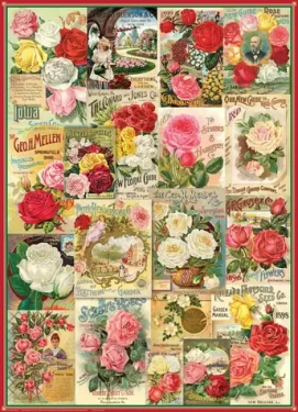EUROGRAPHICS Puzzle Katalog semínek: Růže